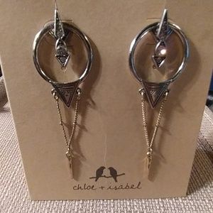 Amulet Convertible Earrings- never worn